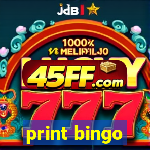 print bingo
